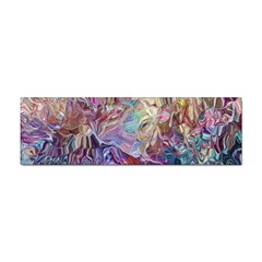 Melting Patterns Sticker (bumper) by kaleidomarblingart