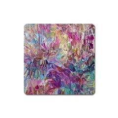 Melting Patterns Square Magnet