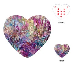 Melting Patterns Playing Cards Single Design (heart)