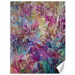 Melting Patterns Canvas 36  X 48  by kaleidomarblingart