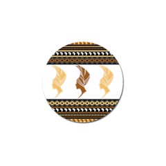 African Women Pattern Seamless Style Golf Ball Marker (4 Pack) by Bedest