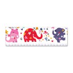 African Elephant Cute Cartoon Seamless Shading Cartoon Character Sticker (Bumper) Front