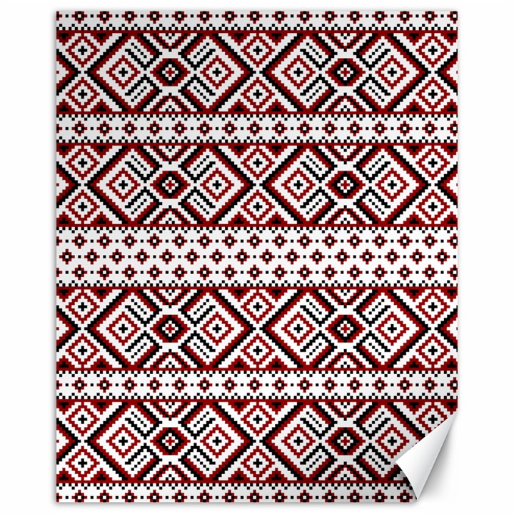 Ukrainian Folk Seamless Pattern Ornament Canvas 16  x 20 