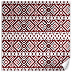 Ukrainian Folk Seamless Pattern Ornament Canvas 20  X 20  by Bedest