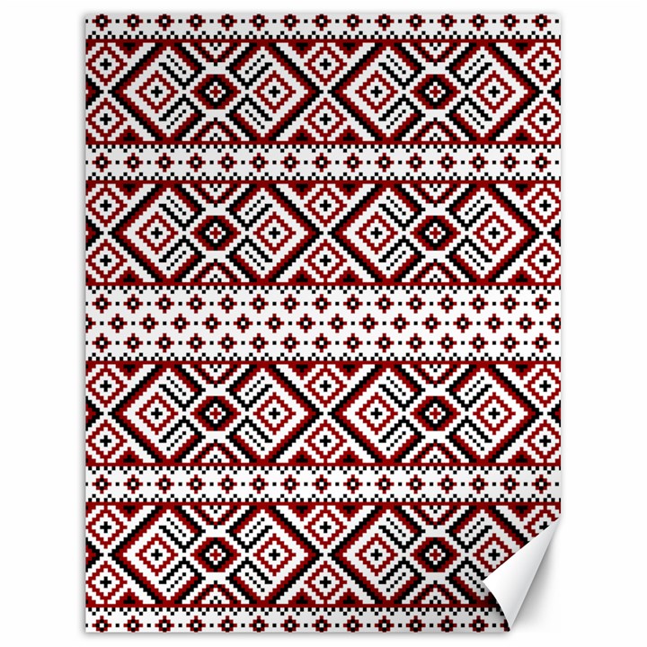 Ukrainian Folk Seamless Pattern Ornament Canvas 18  x 24 