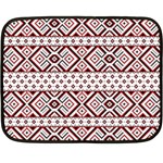 Ukrainian Folk Seamless Pattern Ornament Fleece Blanket (Mini) 35 x27  Blanket