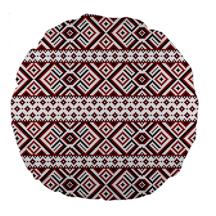 Ukrainian Folk Seamless Pattern Ornament Large 18  Premium Round Cushions