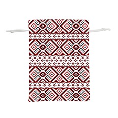 Ukrainian Folk Seamless Pattern Ornament Lightweight Drawstring Pouch (m) by Bedest