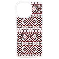 Ukrainian Folk Seamless Pattern Ornament Iphone 15 Pro Max Tpu Uv Print Case