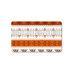 Ethnic Traditional Seamless Pattern Magnet (Name Card)