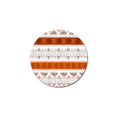 Ethnic Traditional Seamless Pattern Golf Ball Marker (4 pack)