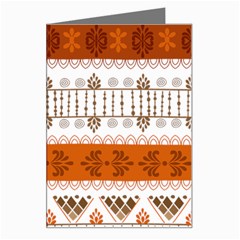 Ethnic Traditional Seamless Pattern Greeting Card