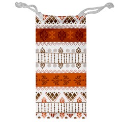 Ethnic Traditional Seamless Pattern Jewelry Bag