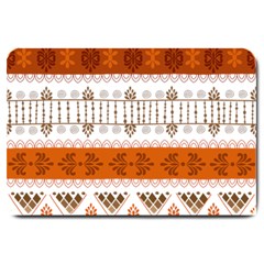 Ethnic Traditional Seamless Pattern Large Doormat