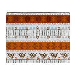 Ethnic Traditional Seamless Pattern Cosmetic Bag (XL)