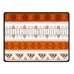 Ethnic Traditional Seamless Pattern Two Sides Fleece Blanket (Small)