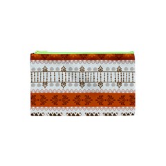 Ethnic Traditional Seamless Pattern Cosmetic Bag (XS)