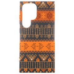 Ethnic Traditional Seamless Pattern Samsung Galaxy S24 Ultra 6.9 Inch Black TPU UV Case