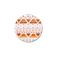 Bright Aztec Ethnic Seamless Pattern Golf Ball Marker by Bedest