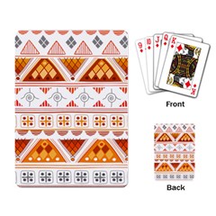 Bright Aztec Ethnic Seamless Pattern Playing Cards Single Design (rectangle)