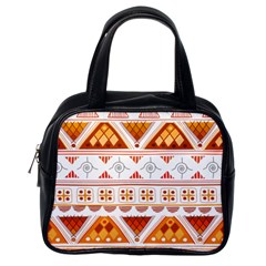 Bright Aztec Ethnic Seamless Pattern Classic Handbag (one Side) by Bedest