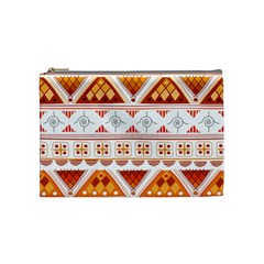 Bright Aztec Ethnic Seamless Pattern Cosmetic Bag (medium) by Bedest