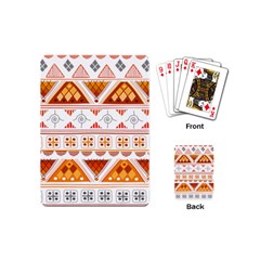 Bright Aztec Ethnic Seamless Pattern Playing Cards Single Design (mini)