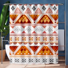 Bright Aztec Ethnic Seamless Pattern Shower Curtain 60  X 72  (medium)  by Bedest