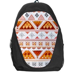 Bright Aztec Ethnic Seamless Pattern Backpack Bag by Bedest