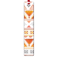 Bright Aztec Ethnic Seamless Pattern Large Book Marks by Bedest