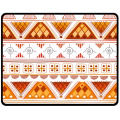 Bright Aztec Ethnic Seamless Pattern Two Sides Fleece Blanket (medium) by Bedest