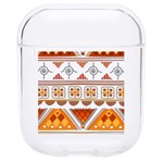 Bright Aztec Ethnic Seamless Pattern Hard PC AirPods 1/2 Case Front