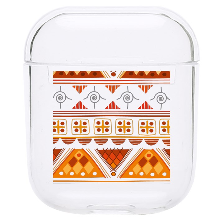 Bright Aztec Ethnic Seamless Pattern Hard PC AirPods 1/2 Case