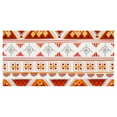 Bright Aztec Ethnic Seamless Pattern Banner And Sign 8  X 4  by Bedest