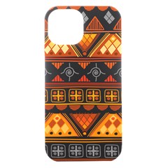 Bright Aztec Ethnic Seamless Pattern Iphone 15 Black Uv Print Pc Hardshell Case by Bedest