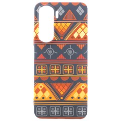 Bright Aztec Ethnic Seamless Pattern Samsung Galaxy S24 Plus 6 7 Inch Black Tpu Uv Case by Bedest