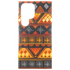 Bright Aztec Ethnic Seamless Pattern Samsung Galaxy S24 Ultra 6 9 Inch Black Tpu Uv Case by Bedest