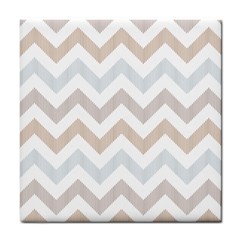 Colored Zigzag Seamless Patterns Tile Coaster by Bedest