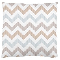 Colored Zigzag Seamless Patterns Large Premium Plush Fleece Cushion Case (one Side) by Bedest