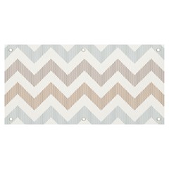 Colored Zigzag Seamless Patterns Banner and Sign 6  x 3 