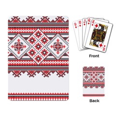 Retro Knitting Patterns Seamless Playing Cards Single Design (rectangle)