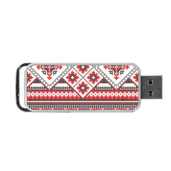 Retro Knitting Patterns Seamless Portable Usb Flash (two Sides) by Bedest