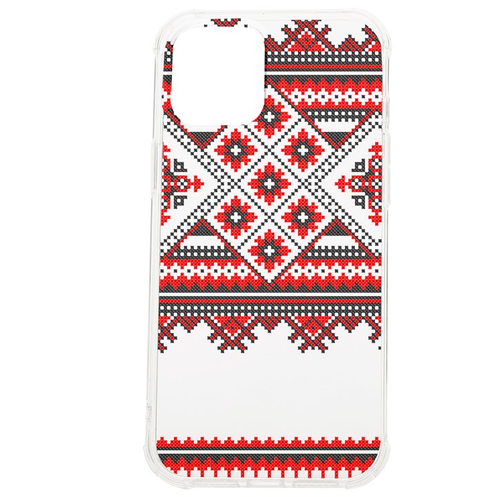 Retro Knitting Patterns Seamless iPhone 12 Pro max TPU UV Print Case