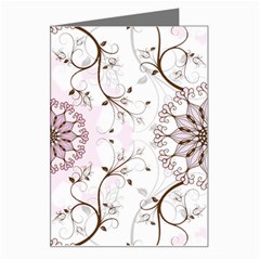 Floral Flora Flower Seamless Pattern Greeting Card