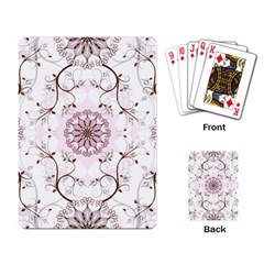 Floral Flora Flower Seamless Pattern Playing Cards Single Design (rectangle)