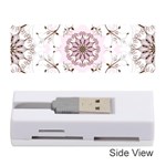 Floral Flora Flower Seamless Pattern Memory Card Reader (Stick) Front