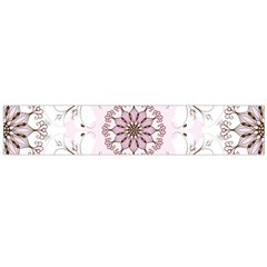 Floral Flora Flower Seamless Pattern Large Premium Plush Fleece Scarf 