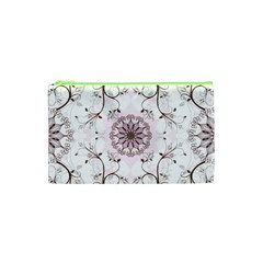 Floral Flora Flower Seamless Pattern Cosmetic Bag (xs)