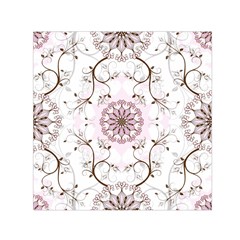 Floral Flora Flower Seamless Pattern Square Satin Scarf (30  x 30 )