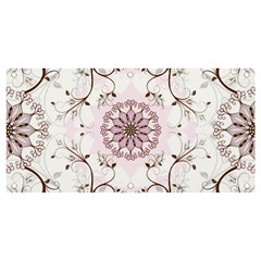 Floral Flora Flower Seamless Pattern Banner and Sign 4  x 2 